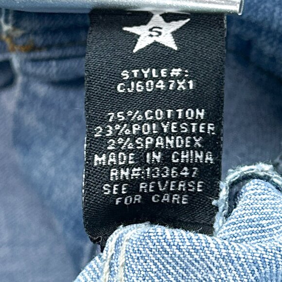 Celebrity Pink Jeans Cropped Denim Jacket Light Wash Distressed Jacket Size S - Picture 8 of 15